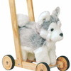 NEW DESIGN HUSKY PUSH ALONG TOY  FREE P&P