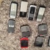 Bundle of phones very old blackberrys like antiques