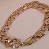 SOLID 9ct GOLD CURB BRACELET 30g (NOT SCRAP) A1 CONDITION