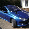 Peugeot 206cc Convertible   for sale or swap for large van eg Renault Master