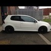 Vw golf R32 mk5 alloy wheels in black