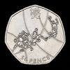 2011 50p coin - London Olympics – Basketball
