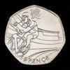 2011 50p coin - London Olympics – Cycling