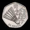 2011 50p coin - London Olympics – Badminton