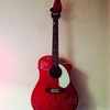 Signed Fender Sonoran electric acoustic guitar