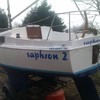 18ft sailing boat ready to sail on trailer