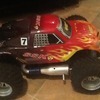 Nitro radio control petrol car
