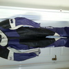 FIELDSHEAR,LEATHERS FULL BODY SUIT WITH MATCHING GLOVES