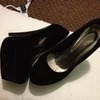 Black very high heels