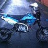 Stomp hustle crf70 with Honda c90 engine