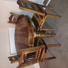 Round Solid Pine Table & 4 Chairs