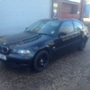 2002 52 reg bmw 316ti 3 dr compact black with black wheels tax & mot