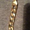 Men's solid gold chain