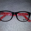 genuine Ray bans black and red