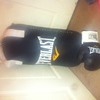 Junior punchbag and gloves,boxing,kids,childs