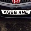 Cherished private number plate