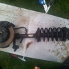 skoda felicia n/s front hub and suspension arm