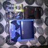 ps3 slim 500GB (blue) 2 controllers 4 games turtle beach headset