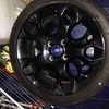 Black Ford fiesta zetec s alloys with tyres!!