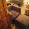 Arm chair and footstall sets x4
