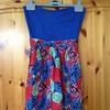 blue floral lipsy dress