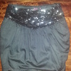 BRAND NEW xs motel high waisted black skirt RRP £35