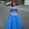 Royal blue prom dress