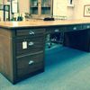 Vintage 9 foot desk