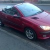 Peugeot 206cc automatic convertible low mileage lady owner