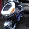 italjet dragster 50cc engine, exhaust and panels in silver