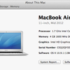 MacBook Air 11" Pretty Much new Mid 2012