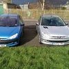 2x Peugeot 206's