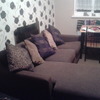 brown corner sofa