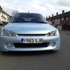 Peugeot 106 xr quicksilver with dimmer body kit