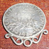 WW1 sweetheart coin necklace charm- dated 1914