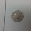 Rare, undated 20 pence coin