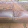 2 Brown Leather Sofa's