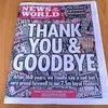 last ever edition of the news of the world (news paper)