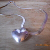 Swarovski Silver heart necklace