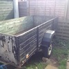 9ft x4ft trailer with suspension and drop down back