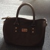 Dark brown leather handbag Patrick Cox