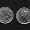 Six pence coins