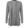 Grey Drop Pocket Boyfriend Cardigan