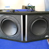 vibe twin 2400w subs - boxed & amped...