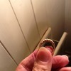 Men's 9carat gold platt ring size medium weighs in at 12 grams approx