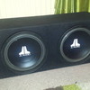 jl audio twin subs very loud 1200 watt amp