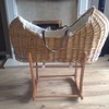mothercare full wicker moses basket