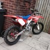 Honda crf 250 2008 hrc replica twin pipes