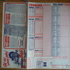 VERNONS FOOTBALL POOLS SHEET 1980