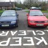 p reg AUDI A4 2.8 QUATTRO red